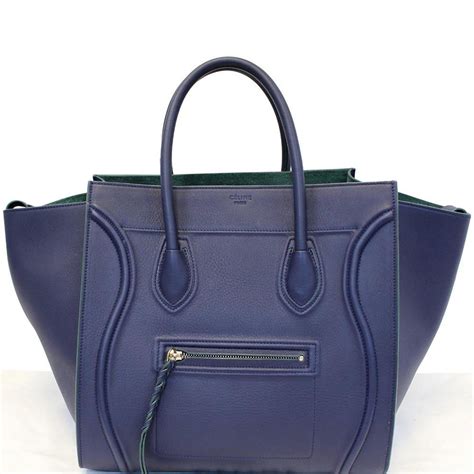 celine micro luggage bag navy blue serial num|how to verify Celine bags.